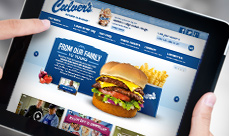 Culvers.com on iPad