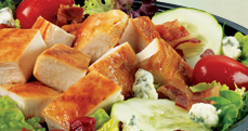 Culver's Cranberry Bacon Bleu Salad with Grilled Chicken