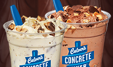 Culver's Desserts made with Snickers