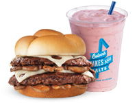 Culver's Mushroom and Swiss ButterBurger and Concrete Mixer