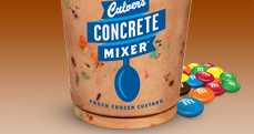 Chocolate Concrete Mixer® with M&M®